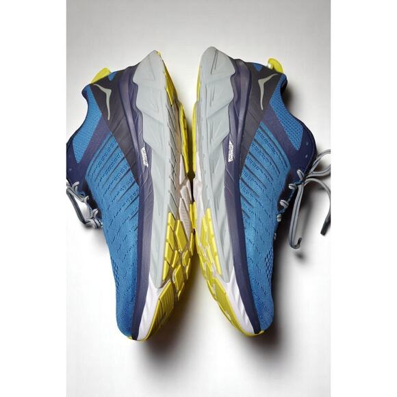HOKA Arahi 3 Men’s Size 11 Blue Yellow Stability Running Shoes BSMI EU 45⅓ - Picture 13 of 13